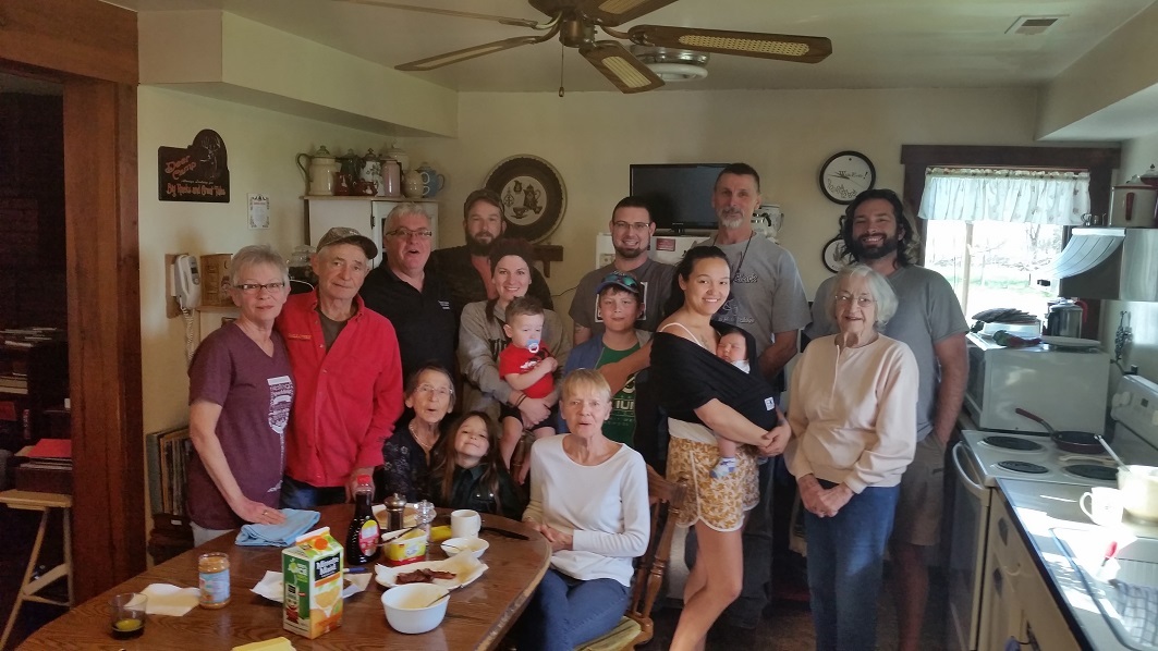 Family portrait with Linda